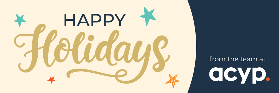 Happy Holidays EDM header